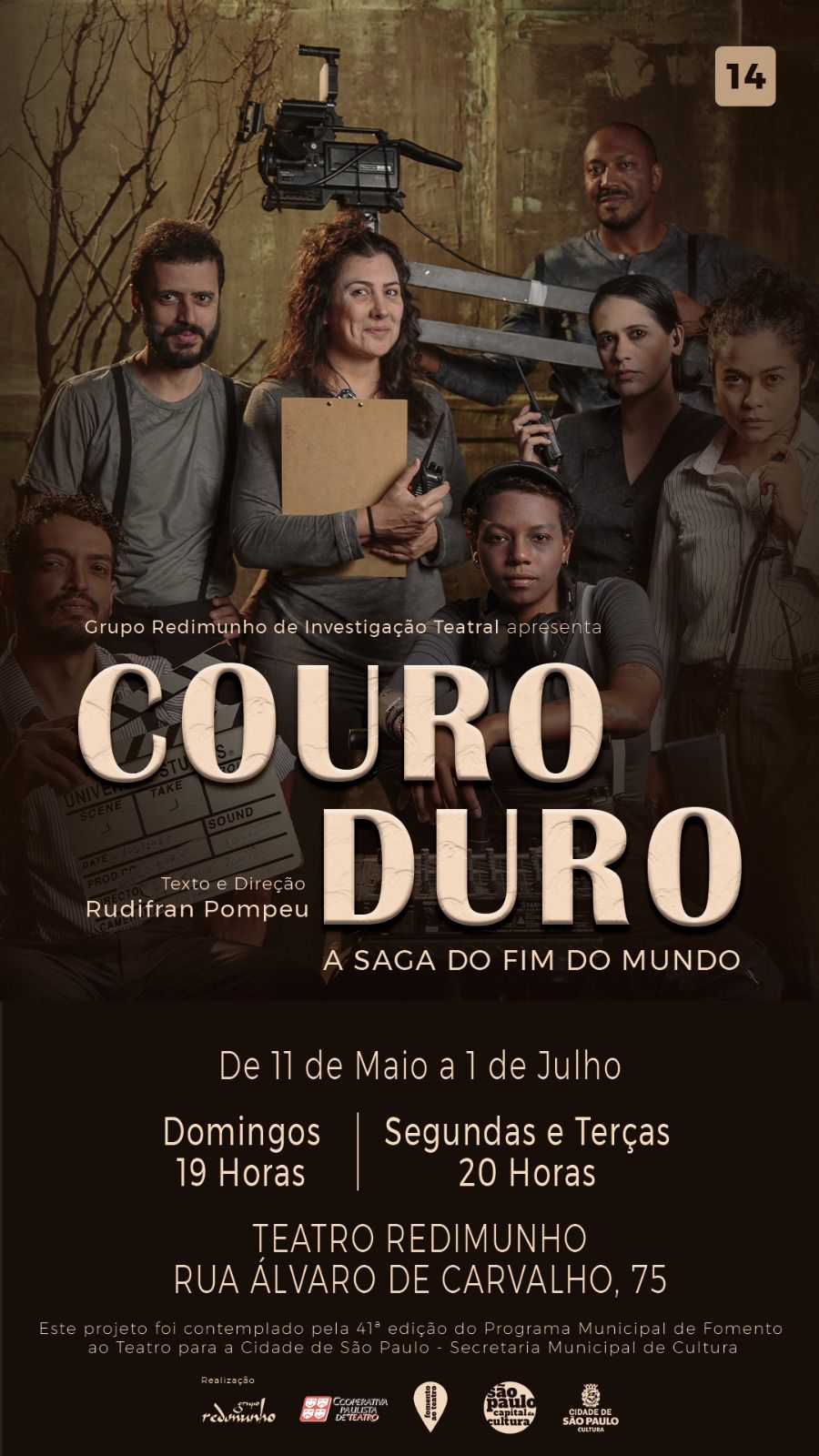 Cena do espetáculo Couro Duro
