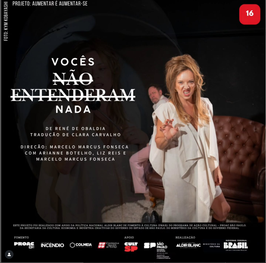 Vocês não entenderam nada Teatro do Incêndio – a partir de A Babá (La Baby-sitter), de René de Obaldia
