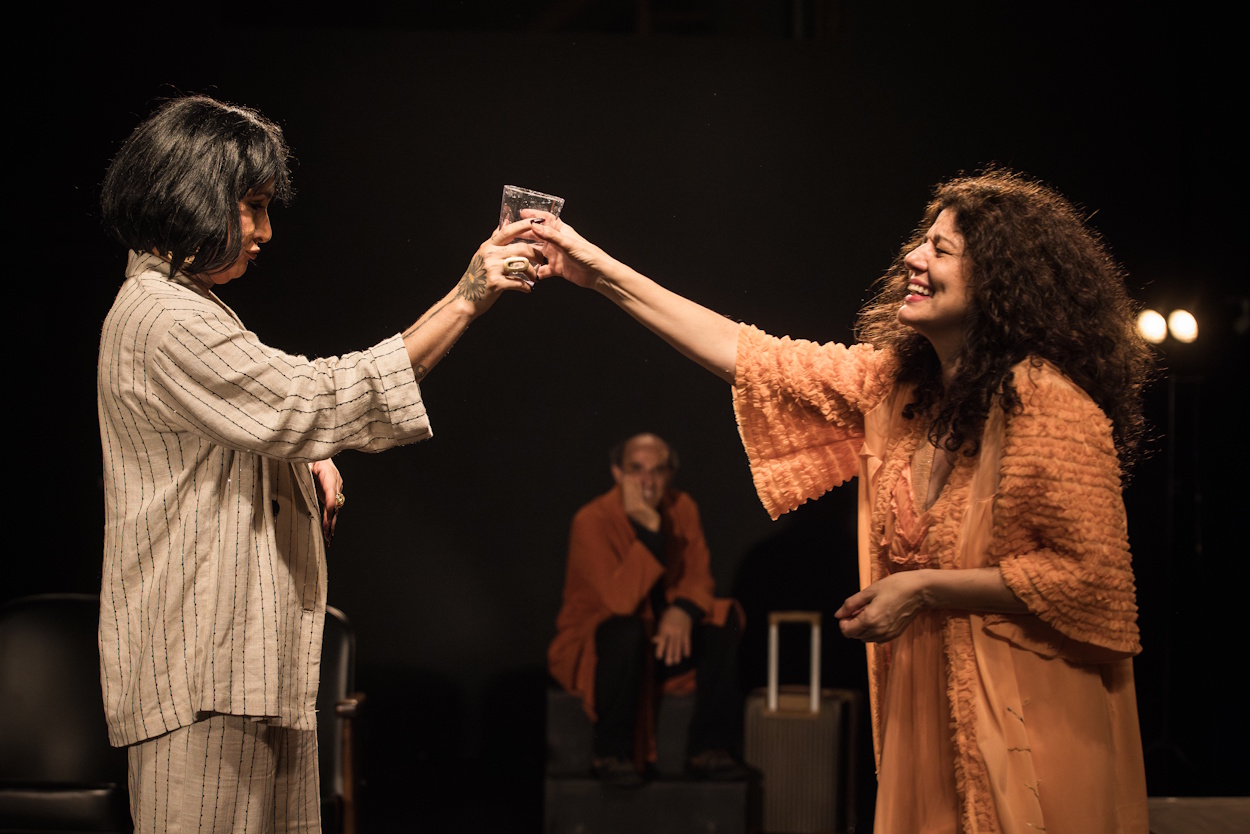 Cena do espetáculo A Palma, da Mundana Companhia.