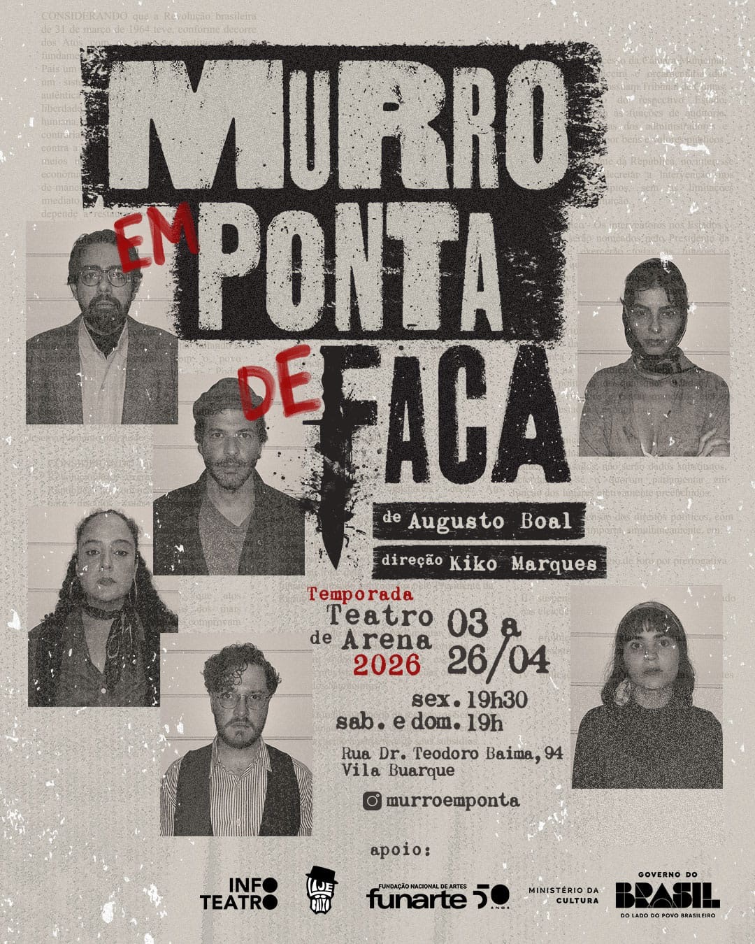 MURRO EM PONTA DE FACA